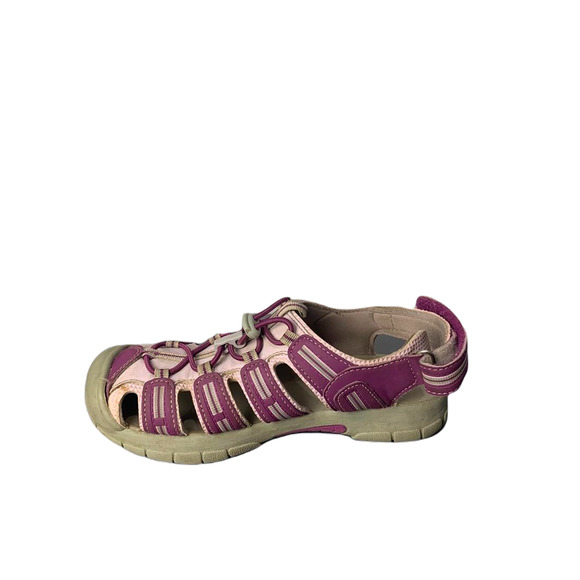 Khombu Girls Water Sandals Size 3 Purple & Pink with Adjustable Strap - Picture 5 of 8